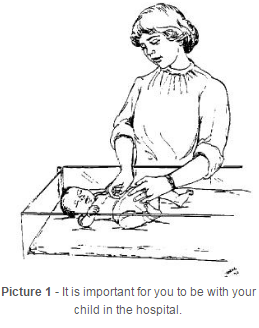 Stay with your child in the hospital