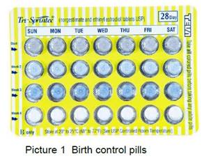 taking birth control with food