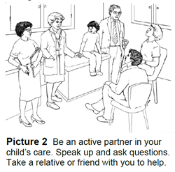 Care team and family in patient room