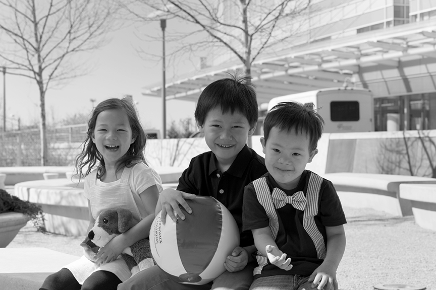 Nationwide Children's Hospital Patient Stock Photo