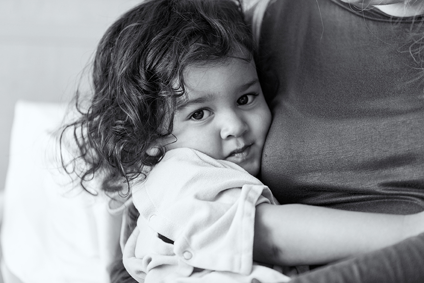 Nationwide Children's Hospital Patient Stock Photo